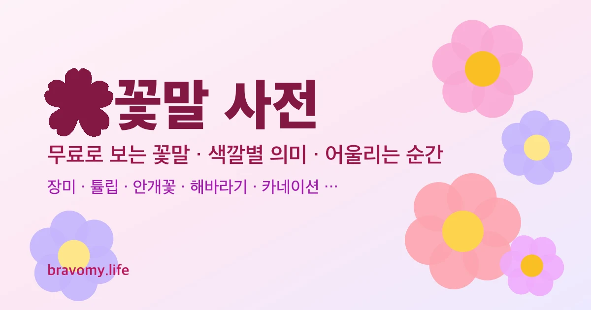 Flower Meanings Dictionary