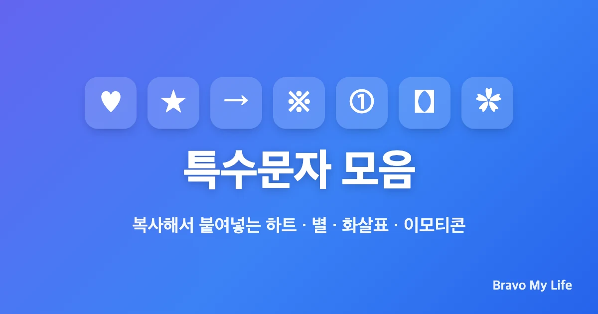 Special Characters